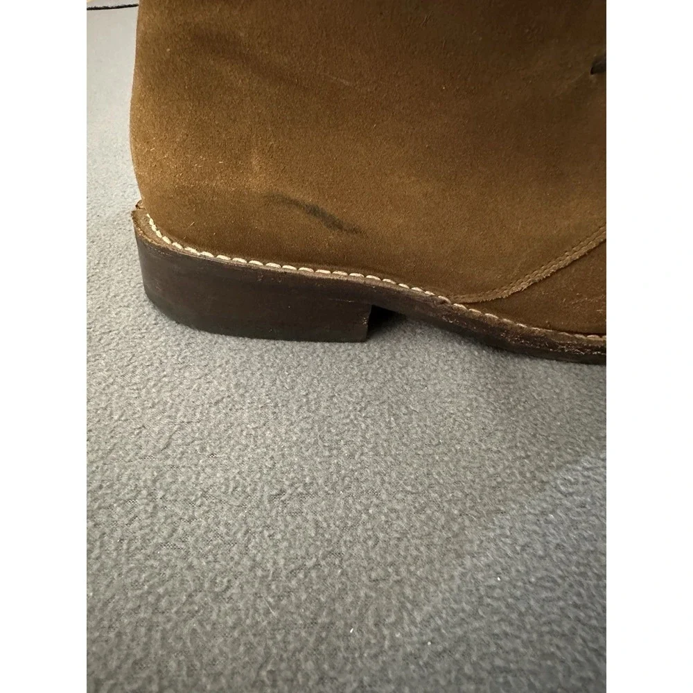 Thursday Boot Company Scout Brown Suede Chukka Mens Size 10 Handmade Ankle Boots